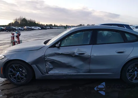 2023 BMW I4 Edrive40 z USA, uszkodzony, nr VIN WBY73AW04PFP55614